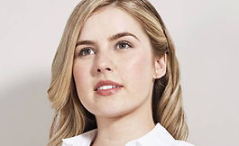 Studio Portrait Photograph of female model for Kinloch Anderson an Edinburgh based business